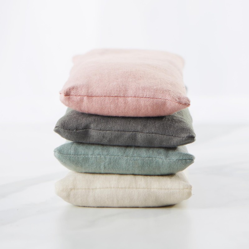 Bucky Linen Hot & Cold Eye Pillow, Natural Buckwheat Filling,