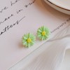 BUKEQILA Women's Earrings Flower Ear Stud Earrings 925 Sterling Silver