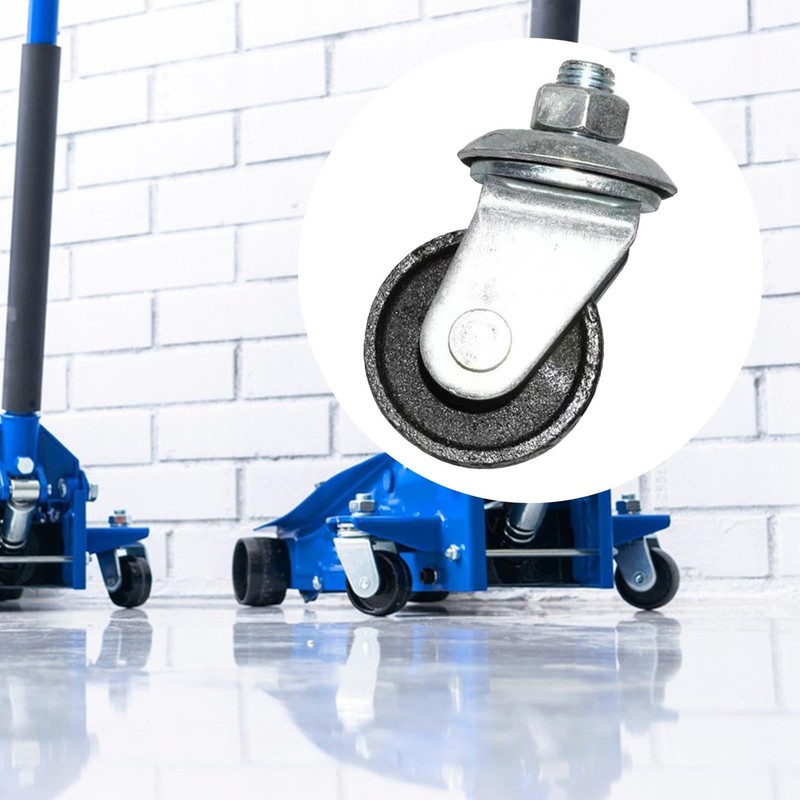 Ronyme Generic Floor Jack Casters 16mm Stem Replacement Trailer Caster