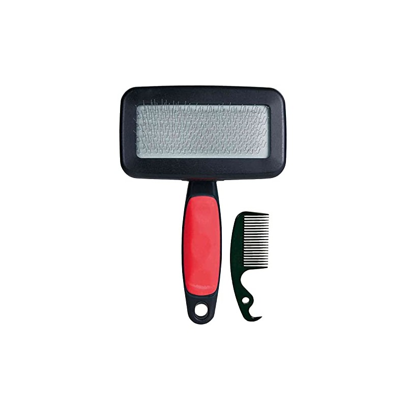 Soft brush, plastic, 10 � 13 cm