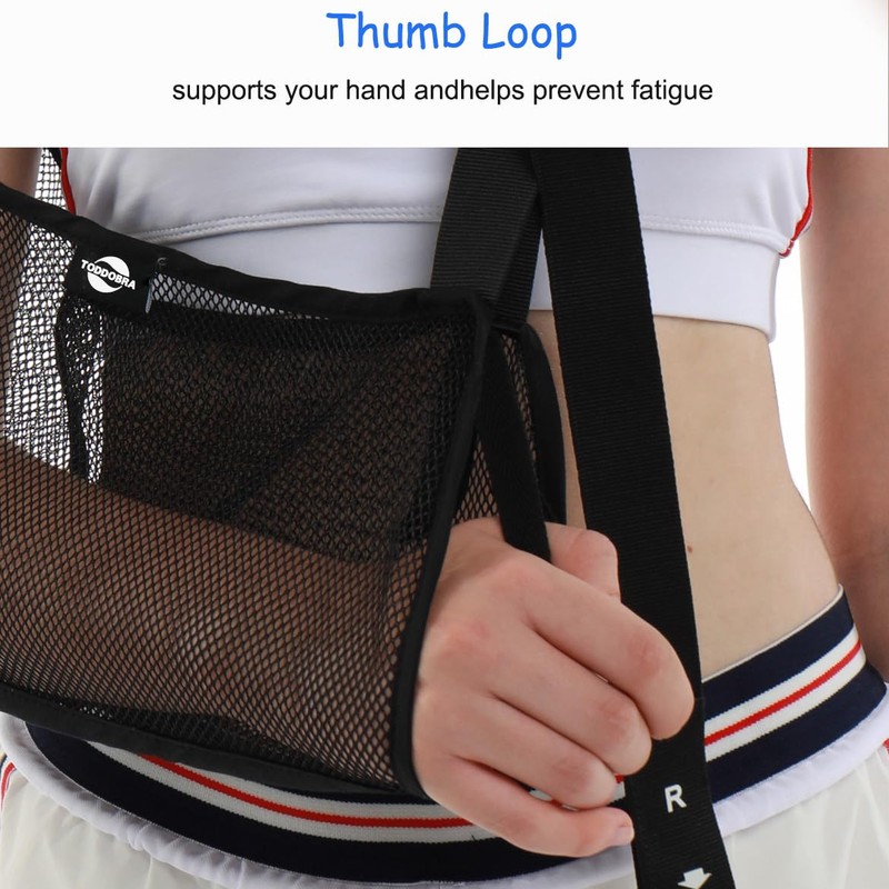 Mesh Arm Shoulder Sling - Medical Immobilizer for Shower Adjustable