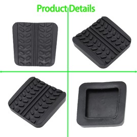 Papakesue 2Pcs S08343028 Brake Clutch Pedal Pad Cover Compatible with Mazda Trans 3RX-7 323 626 929 B-Series MPV RX-7