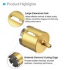 CoCud Diamond Core Drill Bit, 60mm Dia Round Shank, Tiles