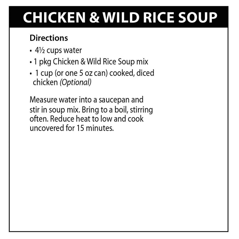 Rada Chicken & Wild Rice Soup Mix, Made in USA,