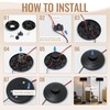 2PCS Inline Floor Lamp Foot Switch, 250V 2A Foot Pedal