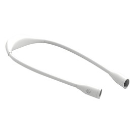 Rechargeable LED Neck Reading Light 360 Degree Universal Adjustment Book Light for Reading in Bed White