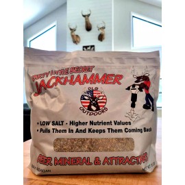 Jackhammer 10 lb Bag Deer Mineral & Attractant DLS Outdoors Made In Michigan