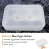 RoseFlower Egg Box, 6 Eggs, Egg Transport Box, Egg Box,