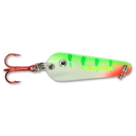 Northland Tackle GSS3-20 O-Shot Spoon Bait, Glow Perch, 1/8 oz