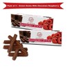 Sweets Raspberry Milk Chocolate Sticks 2 Pack, Chocolate Candy Raspberry