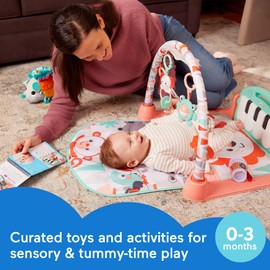 Fisher-Price Newborn Baby Kit Let’s Snuggle & Play Set, Developmental Toys with Activity Guide for Infants Ages 0+ Months