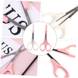 Minkissy 3sets Eyebrow Razor Eyebrow Trimmer Eyelash Scissors High Scissors Travel Grooming Kit 2pcs*3