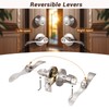 Knobonly 3 Sets of Wave Style Entry Door Handle Set