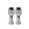 Mysttoo 4PCS M12x1.5 Chrome Wheel Lug Stud Nut Set Compatible