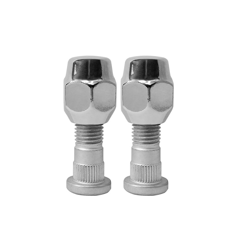 Mysttoo 4PCS M12x1.5 Chrome Wheel Lug Stud Nut Set Compatible