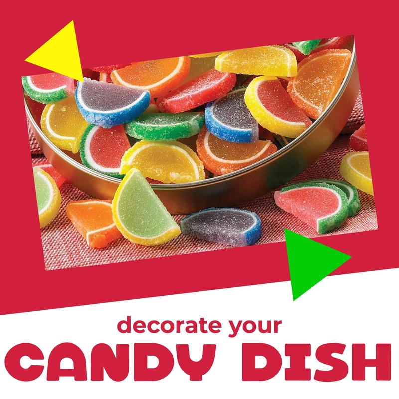 Fruit Slices Jelly Candy | 2.5 Pound Bag - Approx.