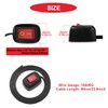 MKBKLLJY 1Pcs Red Paste Type Switch Car Rocker Switch ON/Off
