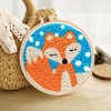 MT Majami Embroidery Set DIY Embroidery Hoop Fox Diameter 18
