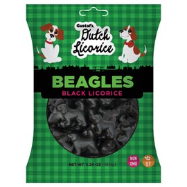 Gustaf's Licorice Beagles, 5.29 Ounce (Pack of 12)