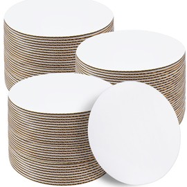 Sudaya Cake Boards 25 PCS, Cake Boards 6 Inch Round, Cardboard Cake Rounds, Disposable Cake Plates, Food Grade Cake Base Cake Tray Cake Circles, 6 Inch Cake Board White Cardboard Circles Round Base
