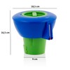 Zelsius Pool Dosing Float with Thermometer, Chlorine Dispenser for Diameter