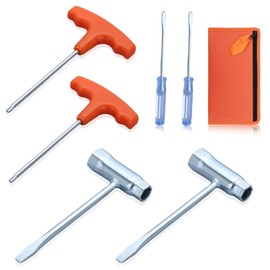 Atunee Chainsaw T-Wrench 13mm x 19mm with T27 Torx Screwdriver for Stihl Echo for Poulan Partner John Deere Chainsaw Tool with Storage Bag