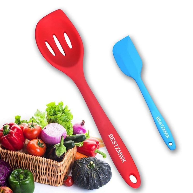 Kitchen Utensil Set - 11 Cooking Utensils - Colorful Silicone