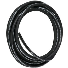 VEVOR Hydraulic Hose 50 Feet Rubber Hydraulic Hoses with 2 High-Tensile Steel Wire Braid, Inner Diameter 1/2 Inch, 5000 PSI Max, Bulk Hydraulic Hose -40 °F to 250 °F, Hydraulic Oil Flexible Hose