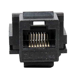 SF Cable, CAT5E Punch Down 110 Type Keystone Jack Black