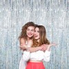 GOER GOER 3.2 ft x 9.8 ft Metallic Tinsel Foil Fringe Curtains Party Photo Backdrop Party Streamers for Birthday,Graduation,New Year Eve Decorations Wedding Decor (3 Pcs, Shiny Silver)