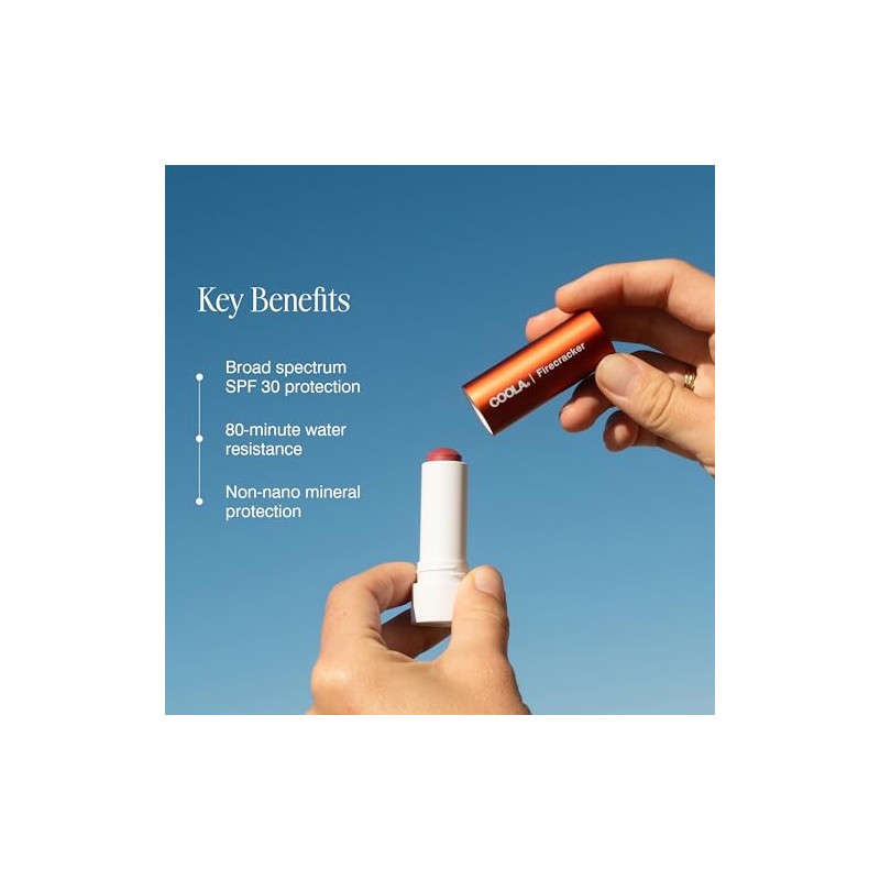 Coola_mineral liplux spf30 - firecracker (color: red)