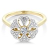 Gem Stone King 18K Yellow Gold Plated Silver White Topaz