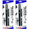 Pentel Arts Pocket Brush - Brush Pen - Pack of