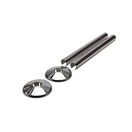 Talon Snappit for Towel Rail Radiators Pipe Covers and Collars (Chrome 200mm)