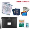 Pack of 2 Fireproof Document Bags with Lock, 37 x