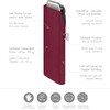 Doppler Carbon Steel Slim Plain Pocket Umbrella - Handy Format