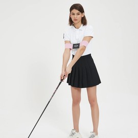 Scott Edward Pro Golf Swing Training Aid,Swing Correcting Arm Band Correct Training Swing Gesture Alignment Practice Tool for Golf Beginners,Woman,Girl,Female(Pink)