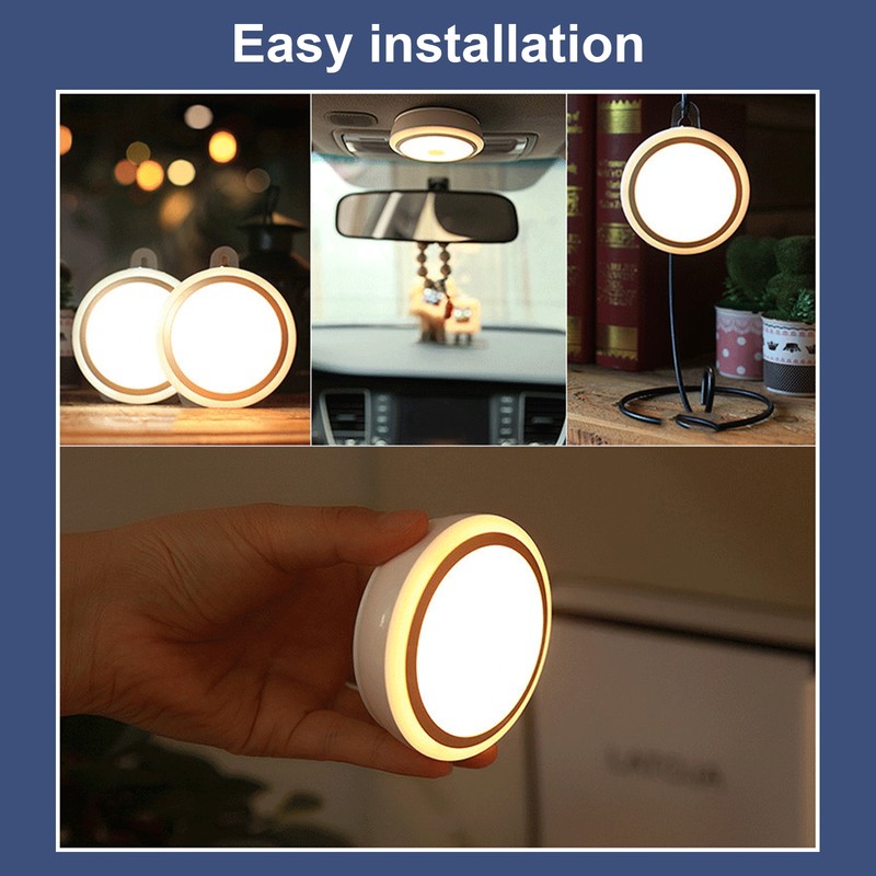 Puck Lights LED Infrared Remote Control 10 Gears Dimmable Easy