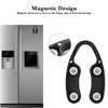GOBETTER 2 Pcs Wine Foil Cutter Magnetic Design, 4 Stainless