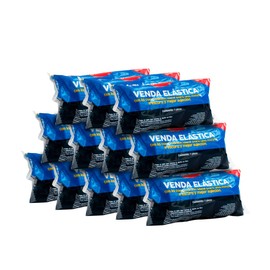 Jaloma | Venda elástica de 7 cm, resistente y fresca, compresión ideal, pack c/12 pzas