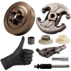Gioong 325" 7T Clutch Drum Kit Compatible with Husqvarna 340 345 350 Chainsaw Replacement Parts 578097901, 503931801, 537110503