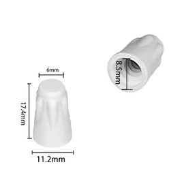 40 Pieces Ceramic Connector, 22-10 AWG High Temp Connectors, Twist Caps and Connectors for Quick Connection