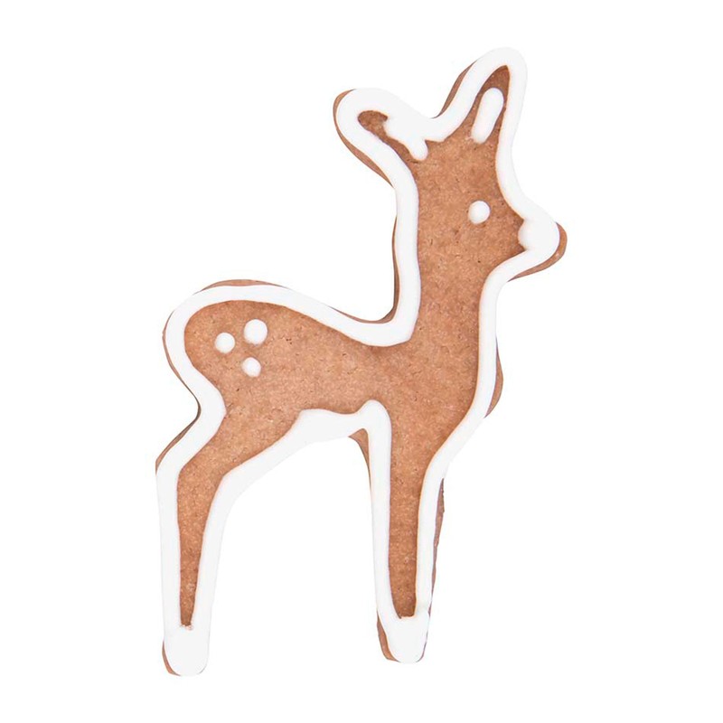 Staedter Deer Fawn Cookie Cutter, Silver, 6 cm