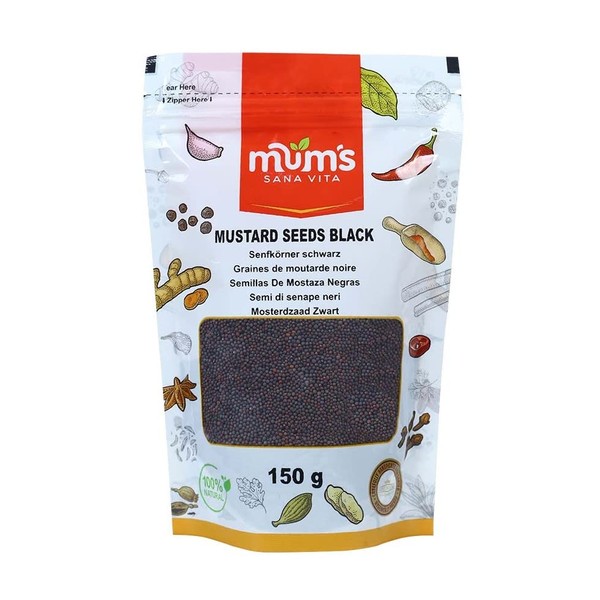 Mum's Premium Black Mustard Seeds 150g