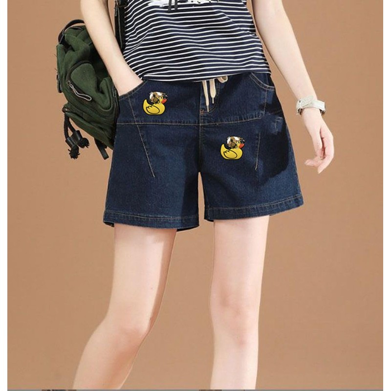 Ruoming Ruoming 1 PCS Yellow Duck Patches Hook and Loop