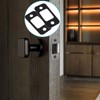 Waziaqoc Deadbolt Strike Plat, Door Backplate 1 x 2-1/4 Inch,