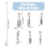 DICOSMETIC 6 Styles Western Cowboy Ceiling Fan Pull Chain Extenders