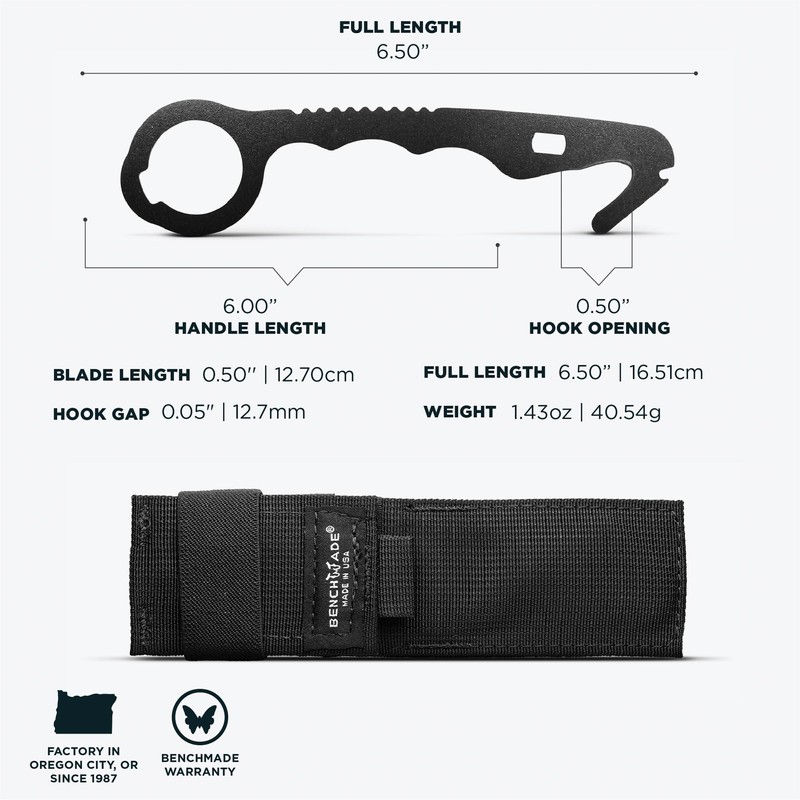 Benchmade - Hook Safety Cutter and O2 Wrench for Rescue