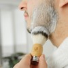 WLDOHO Vegan Shaving Brush with Bamboo Wooden Handle for Safety