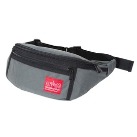 Manhattan Portage Alleycat Waist Bag Water Resistant Fanny Pack Adjustable Strap Quick Release Buckle 1000D Nylon for Keys Cell Phone Small Items Unisex Travel Sport Accessory (Grey)